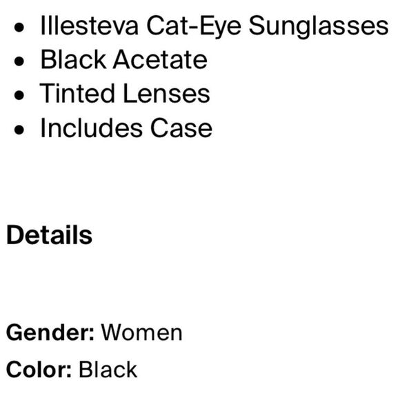 Illesteva Marianne Sunglasses Black With Crystals - Picture 3 of 3